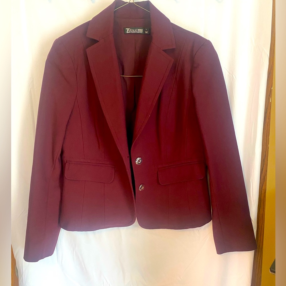 Burgundy Vest